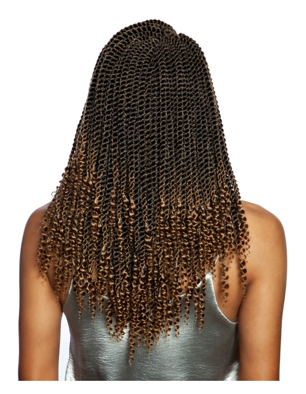 Mane Concept Afri-Naptural Crochet Braid SB307-3X COILY ENDS SENEGAL TWIST 14" - Elevate Styles